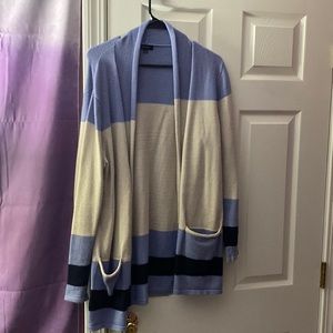 Women’s color block cardigan